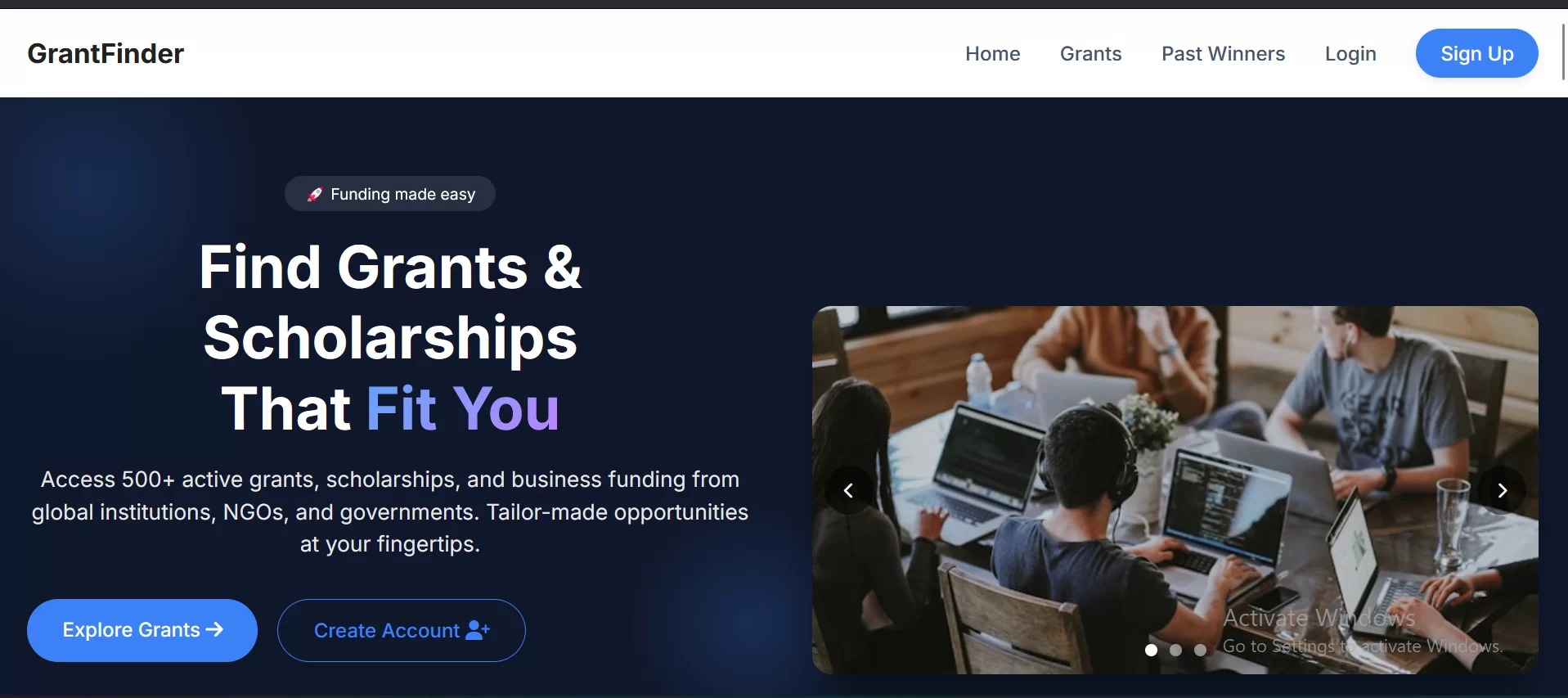 Ap Grant Website