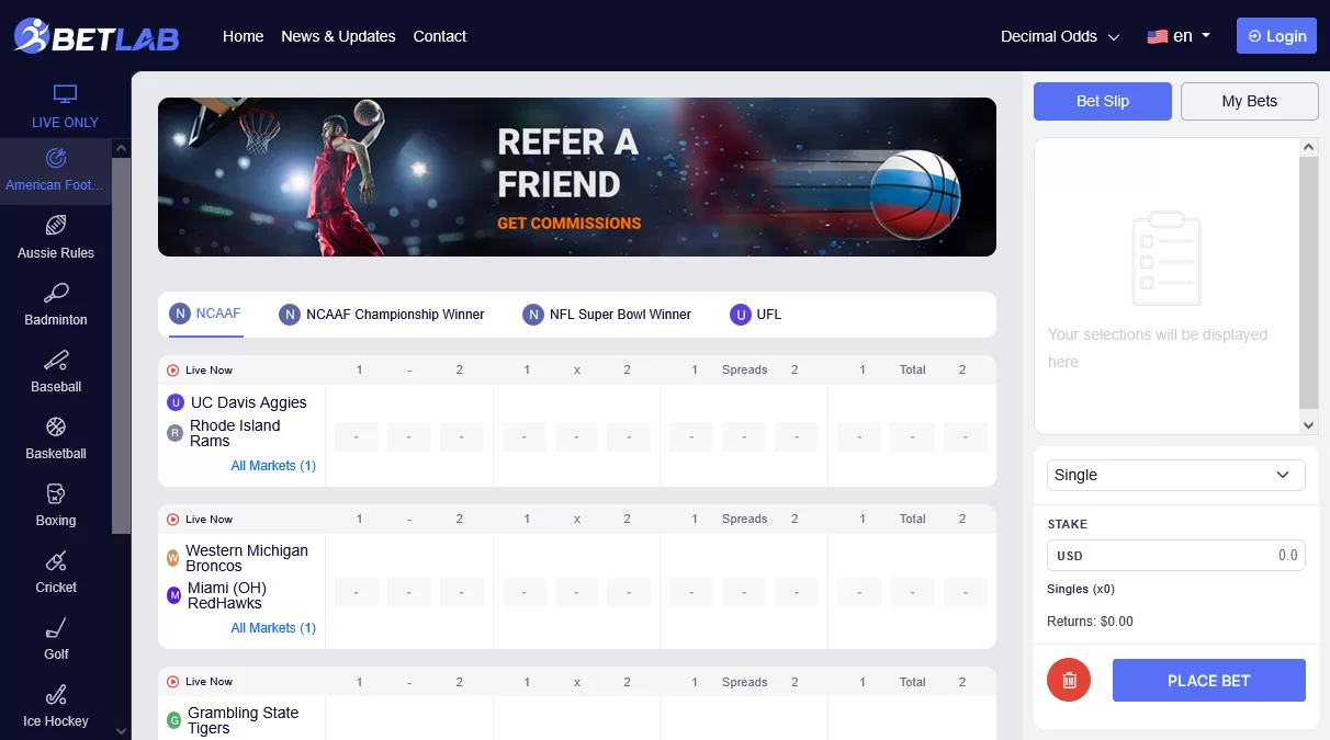 BetLab Betting